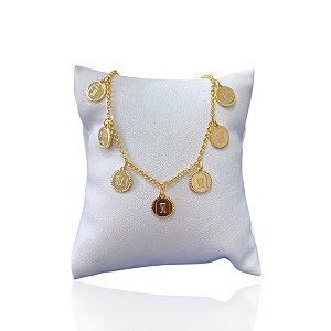 Pulseira Folheada Ouro 18k Mandamentos