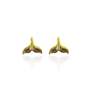 Brinco Folheado Ouro 18k Calda da Sereia