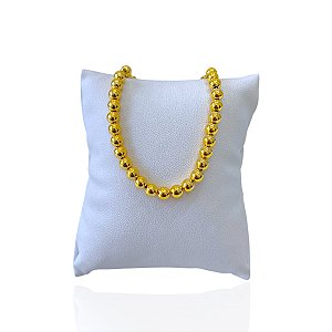 Pulseira Folheada Ouro 18k Bolinhas