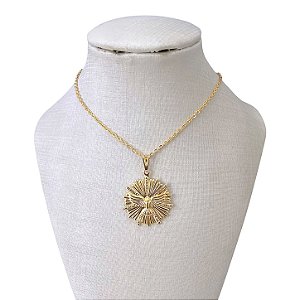 Colar Folheado Ouro 18k Espírito Santo