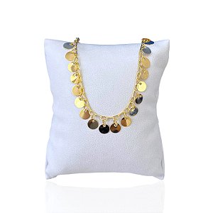Pulseira Folheada Ouro 18k Discos
