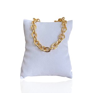 Pulseira Folheada Ouro 18k Elos Oval Duplo