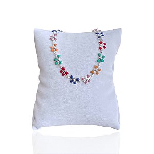 Pulseira Folheada Prata 925 Borboletas Resinada