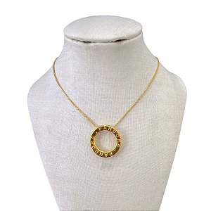 Colar Folheado Ouro 18k e Prata 925 Mandala Inspired
