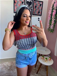 Cropped Modal Tricô
