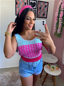 Cropped Modal Tricô
