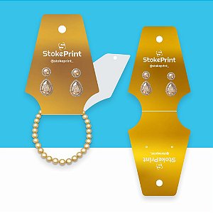 CARTELA BIJUTERIA PERSONALIZADA  13x4,8cm 04P13