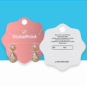 CARTELA BIJUTERIA PERSONALIZADA 7,5x7,5cm 03M1