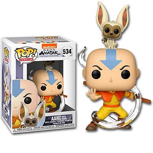 Funko POP Avatar - Aang with Momo