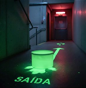 Sistema Fotoluminescente 1 Galao Corion LED Cell + Primer + Verniz Industrial - Alta Performance