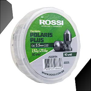 Chumbinhos Polaris Plus Ogival 5,5mm com 90und - Rossi