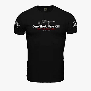 Camiseta Masculina One Shot, One Kill Team Six