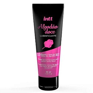 LUBRIFICANTE INTIMO BASE DE AGUA ALGODAO DOCE50ML INTT