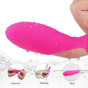 DEDEIRA ESTIMULADORA COM TEXTURA EM SILICONE VICKY S HANDE