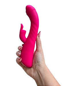 VIBRADOR DE PONTO G E CLITORIS VAI E VEM RECAREGAVEL NV TOYS