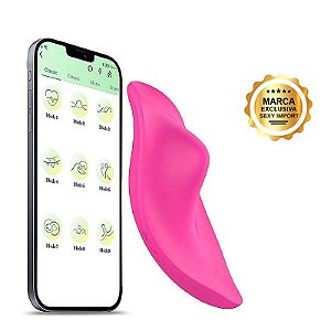 VIBRADOR DE CALCINHA RECARREGAVEL APP BLUETOOTH PANAME SI