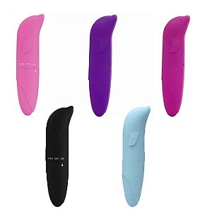 VIBRADOR PONTO G GOLFINHO TOQUE AVELUDADO