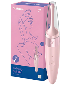 ESTIMULADOR CLITORIANO CIRCULAR 12 MODOS VIBRACAO SATISFYER