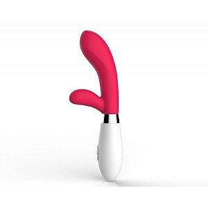 VIBRADOR SILICONE DUPLO MOTOR 10 NIVEIS DE VIBRAÇÃO PERFECT LOVE