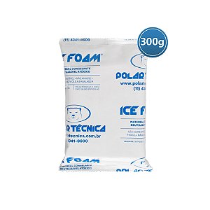 Gelo Artificial Espuma Ice Foam 300g | Caixa Fechada com 42 Unidades
