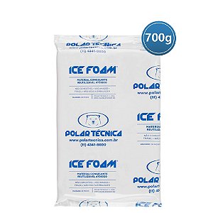 Gelo Artificial Espuma Ice Foam 700g | Caixa Fechada com 20 Unidades