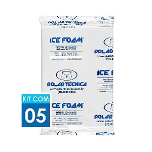 Gelo Artificial Espuma Ice Foam 700g | 05 unidades