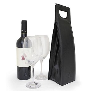 Bolsa para Vinho Térmica - Wine Deluxe Preta 
