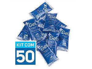 Gelo Gel Artificial Flexível +Gelo 15g | Kit com 50 unidades