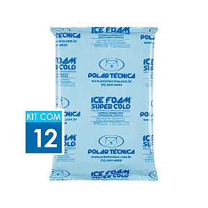 CAIXA FECHADA - PCM Ice Foam: Super Cold® 1050g | Kit com 12 unidades
