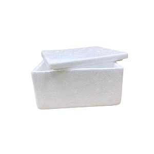 Caixa Termica EPS ISOPOR® 0,8L Parede Simples - So Caixa