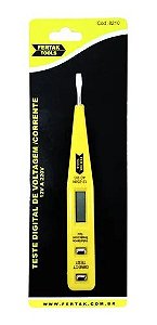 Teste Digital De Voltagem/Corrente 12v A 220v Fertak Tools 8210