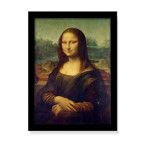 Quadro Mona Lisa Obra Leonardo da Vinci Pintura