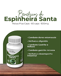 Espinheira Santa |  Natus Plus 60 Capsulas -  500mg