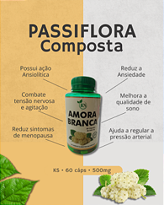 Amora Branca | 60 Capsulas - 500mg