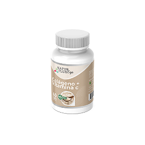 Colágeno + Vitamina C Natus Plus |  60 Caps 500mg