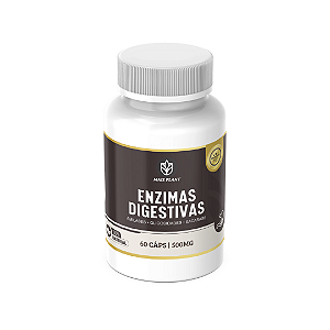 Enzimas Digestivas Mais Plant | 60 Cápsulas - 500mg