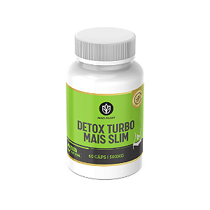 Detox Turbo Mais Slim Mais Plant | 60 Cápsulas - 500mg