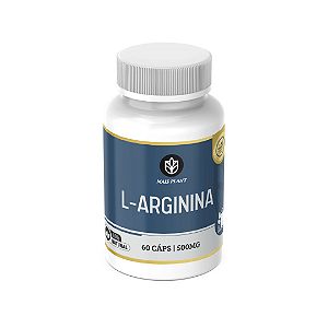 L - arginina Mais Plant | 60 Capsulas - 500mg