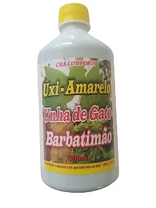 Uxi-Amarelo com Unha de Gato e Barbatimão  Fonte Verde | 500ml