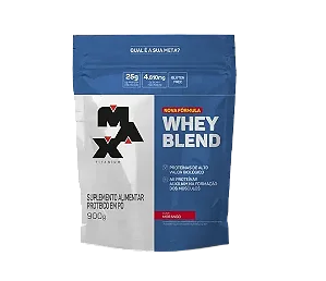 Whey Blend Refil 900g Morango