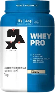 Whey Pro Max Titanium 1 kg Baunilha
