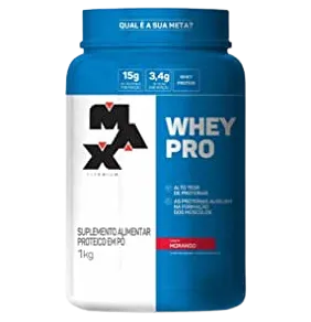 Whey Pro Max Titanium 1kg Morango