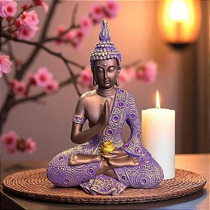 Buda da Proteção e Prosperidade 28 cm - Gesso Cerâmico