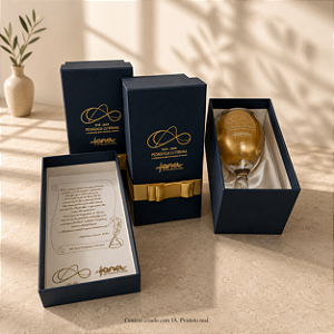 Kit Individual com Taça de Vinho Personalizada + Mensagem Interna