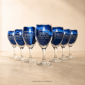 Taça de Vinho Personalizada 250 ml | Vidro
