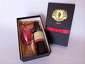 Taça de Vinho - Kit Individual + Espaço 375ml - Formatura