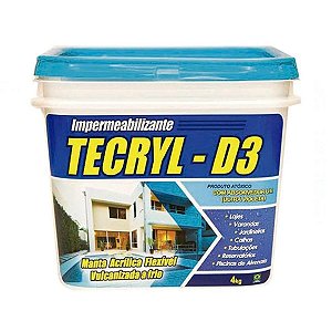 IMPERMEABILIZANTE  D3 4 KG BRANCO TECRYL