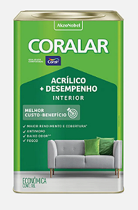 RESINA ACRILICA 5L CORAL - Tindiba Materiais de Construção