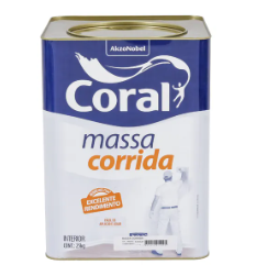 MASSA CORRIDA 25KG (14,5L) CORAL