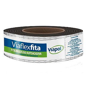 Fita Viaflex Auto Adesiva Aluminio 05cm x 10Mts Viapol